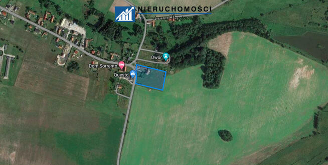 Działka budowlana Kłębanowice gm. Radwanice,