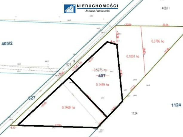 Działka inwestycyjna Radwanice, Storczykowa