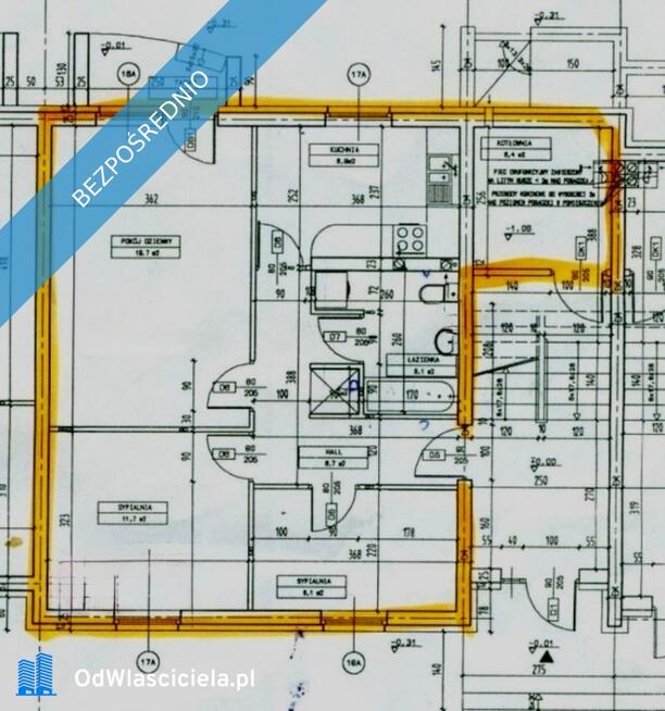 3-pokojowe mieszkanie z ogródkiem na Podolanach