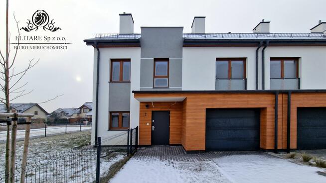 Duży dom szereg SKRAJNY o pow.150,7m2 na działce 299m2, Kąty Wrocławskie