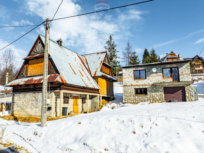 Działka z rozpoczętą budową w Dzianiszu Górnym