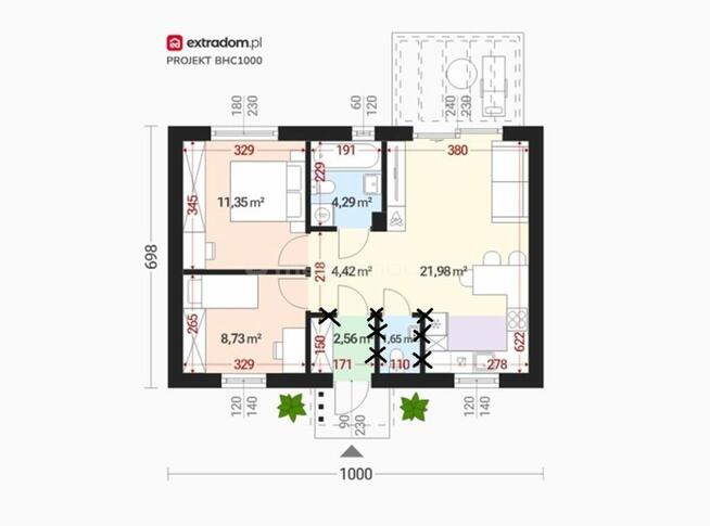 Dom w stanie surowym zamkniętym Bartków Dobroszyce