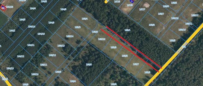 Działka budowlana Rydzewo gm. Miłki, Obwodowa