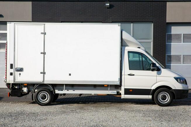 Volkswagen Crafter 177KM 8ep KONTENER + WINDA dHollandia 750kg + DRZWI BOCZNE UDT W CENIE