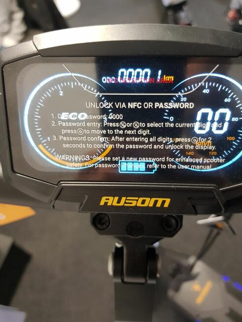 Ausom DT2 PRO hulajnoga elektryczna 2x1100W 52V 23Ah 70kmNFC