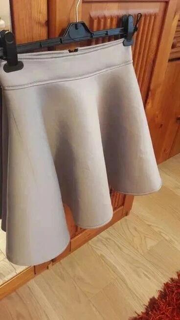 Popielata spódniczka z pianki S / M spódnica koło piankowa j