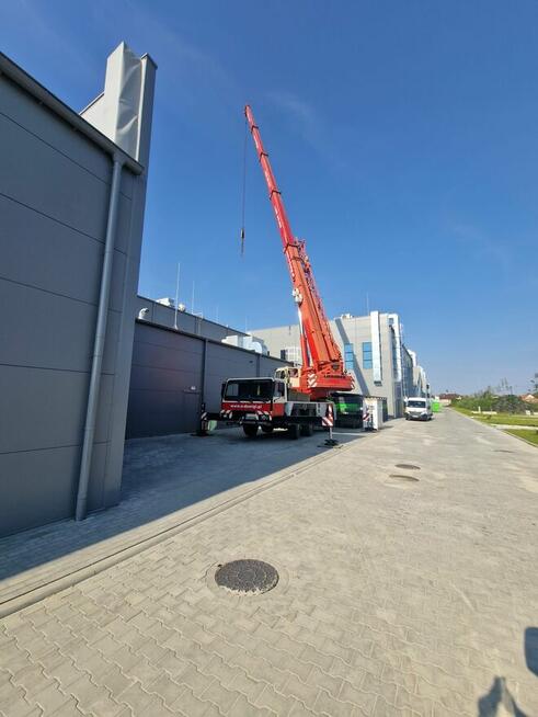 Usługi dźwigowe Wynajem dźwigów i żurawi samojezdnych