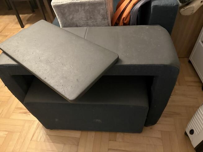 Duże podwójne rozkładane łóżko