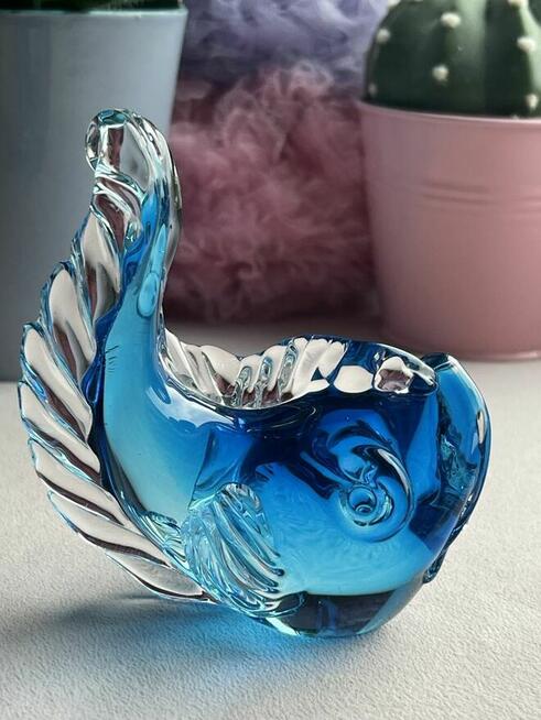 Figurka , szklana ryba, szkło artstyczne