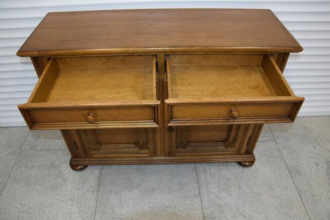 komoda dębowa - jak nowa