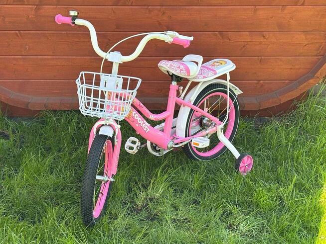 Rowerek 16 cali coolest jasny i ciemny róż 369zl