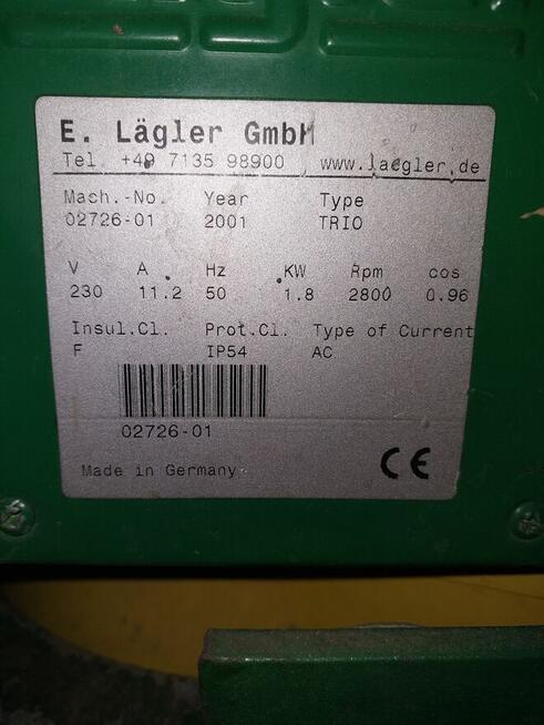 cykliniarka/polerka Lager Trio