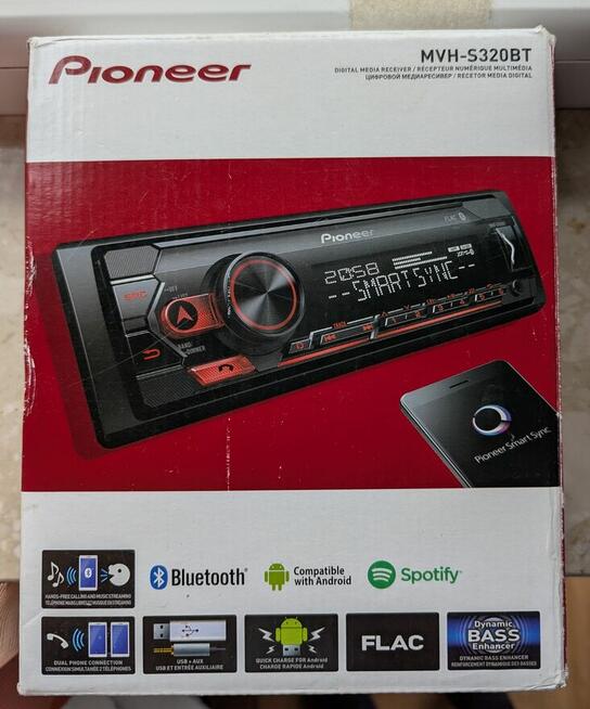 Radio samochodowe Pioneer MVH-S320BT Bluetooth USB Android