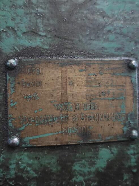 Wiertarka promieniowa 2M55 2H55 - 1973 rok - produkcja ZSRR