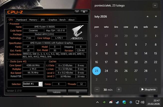 Procesor Ryzen 5 5600g