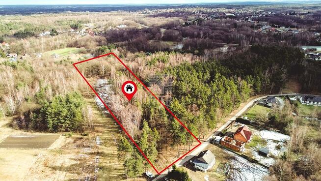 Działka leśna Mokrzyska gm. Brzesko