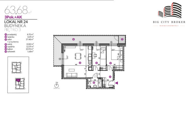 Mieszkanie Lublin Sławin, Bukszpanowa