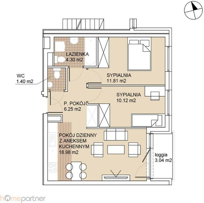 Mieszkanie Wrocław Psie Pole, Zakrzów, Odolanowska