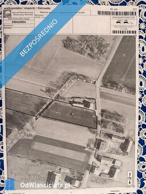 Siedlisko – 1,66 ha z Lasem i Działką Budowlaną W MILEJEWIE, GM. OSTROWITE