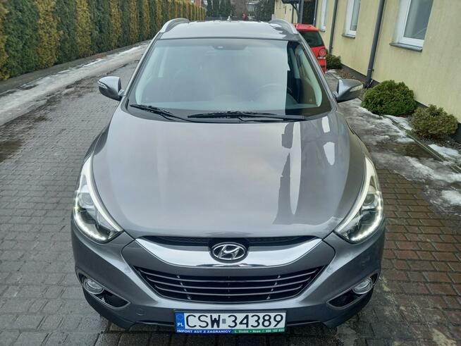 Hyundai ix35 1.7Crdi Lift 2xLedy Pół-Skóry Duża Navi4xGrzane Fotele Serwisy w ASO