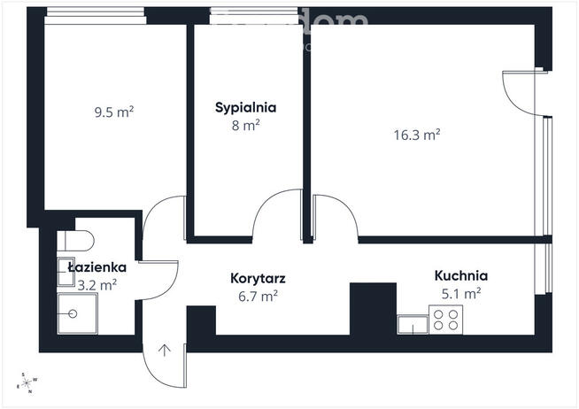 Jasne i ustawne 3 pokoje w Zabrzu
