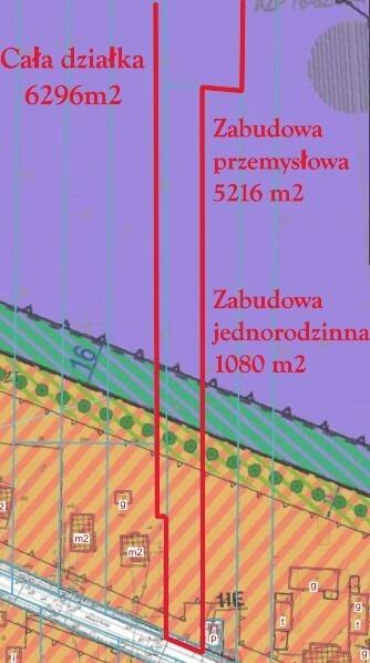 Działka przemysłowo budowlana 63a Lublin Zadębie
