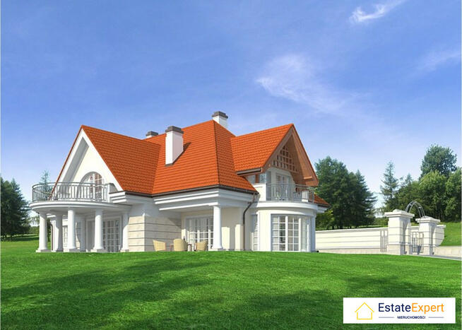 Dom w stanie surowym zamkniętym w malowniczej okolicy