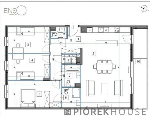 4-pokojowe mieszkanie na Wilanowie