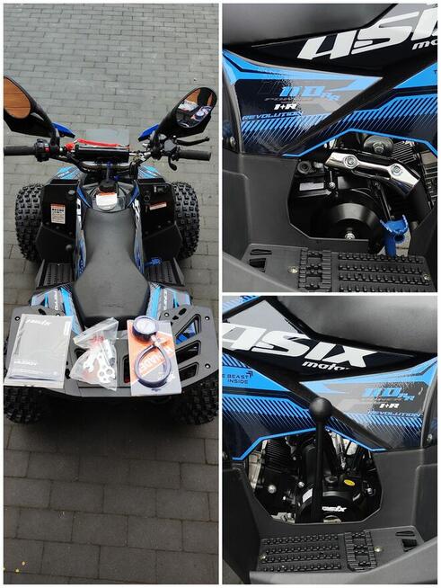 Quad Asix Muddy 110 dla dzieci pilot Nowy ATV Beretta (nie k