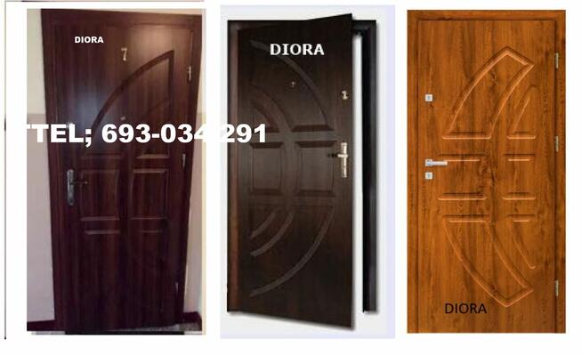 Drzwi wewnątrzklatkowe ZEWNĘTRZNE do mieszkania ocieplone