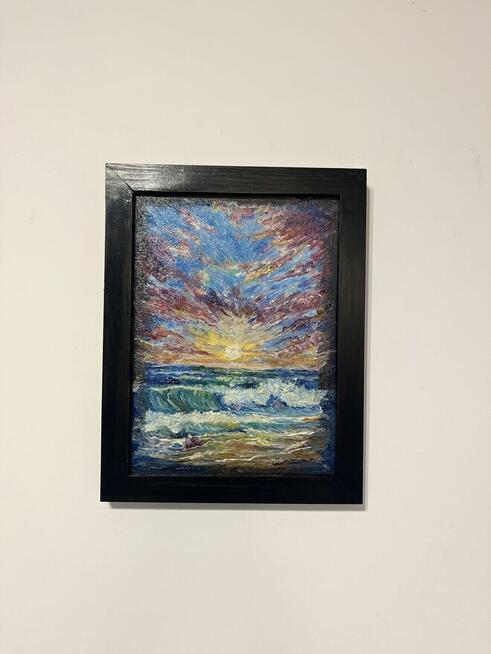 Obraz olejny „Taniec światła i fali”