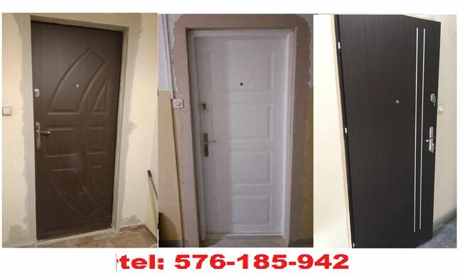 Drzwi wewnątrzklatkowe ZEWNĘTRZNE do mieszkania ocieplone