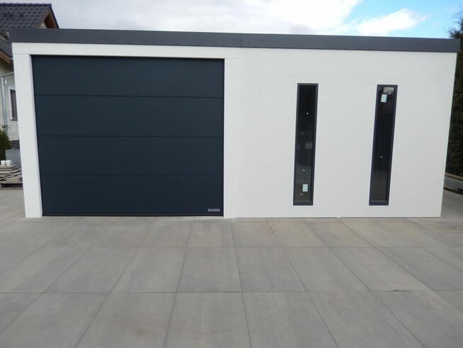 GARAŻ STALOWY TYNKOWANY W 1 DZIEŃ!