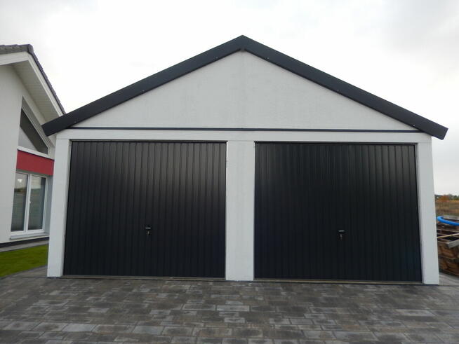 GARAŻ STALOWY TYNKOWANY W 1 DZIEŃ!