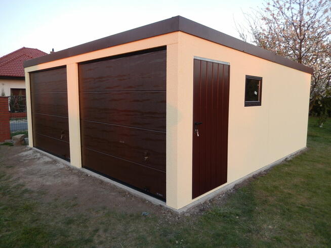 GARAŻ STALOWY TYNKOWANY W 1 DZIEŃ!