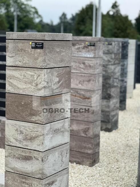 BLOCZEK MODUŁOWY gładki STALOWO BIAŁY, Ogro-Tech