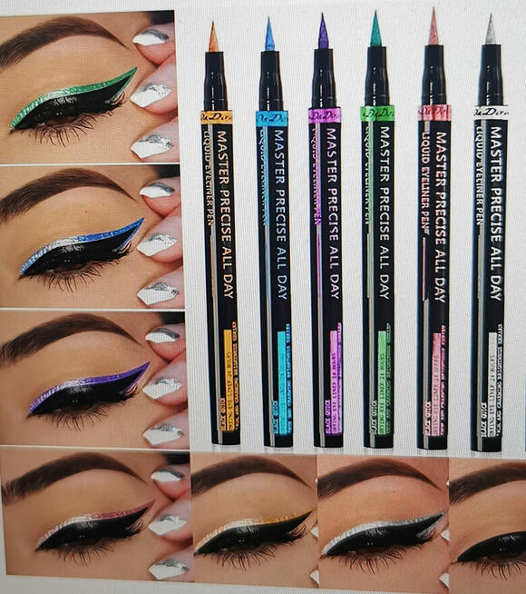 6 szt kredek w płynie do makijażu Trwałe i odporne na rozmyw