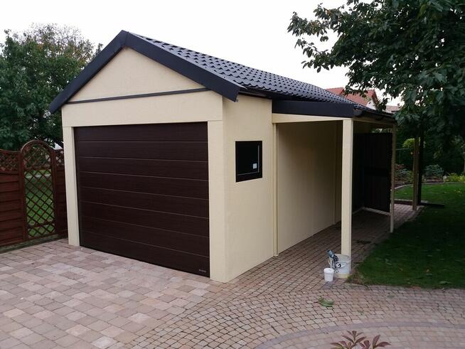 GARAŻ STALOWY TYNKOWANY W 1 DZIEŃ!