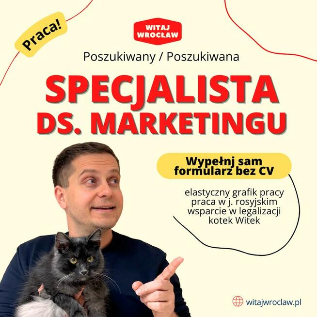 Specjalista/ka ds. marketingu z j. rosyjskim
