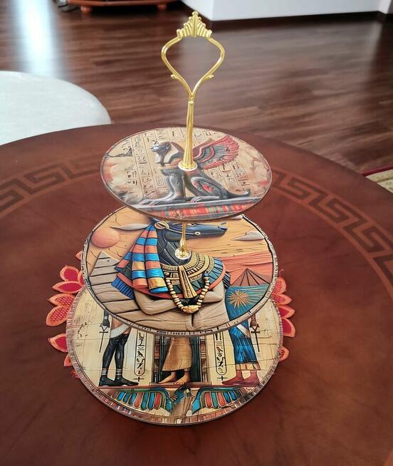 3 poziomowania patera w stylu egipskim