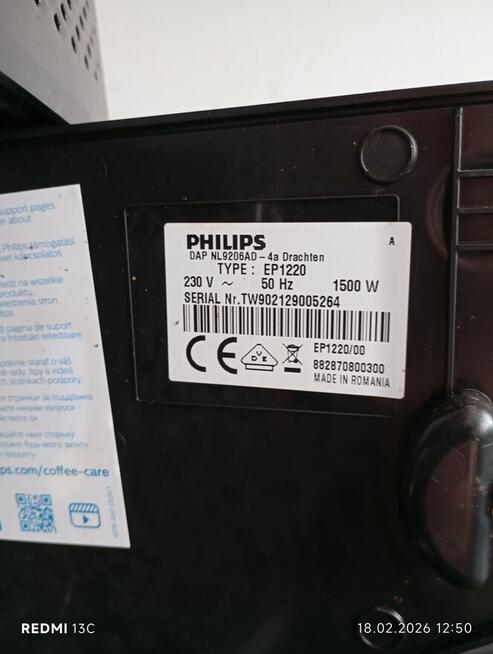 Ekspres ciśnieniowy Philips series 1200