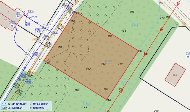 Działka Budowlana MPZP