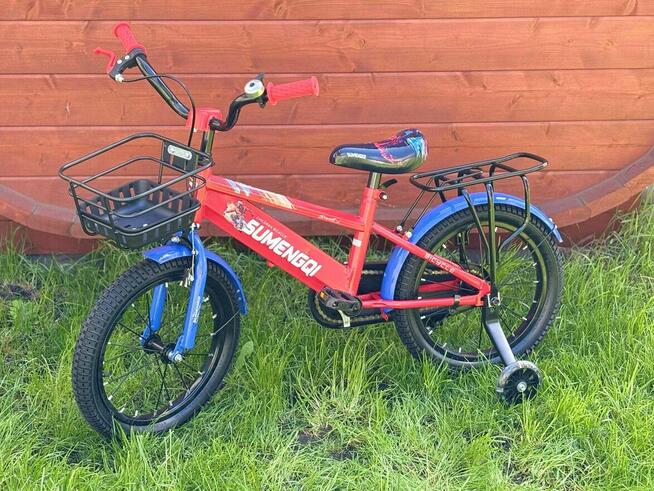 Rowerek 16 cali sumequi zielony , czerwony ,srebrny 369zl