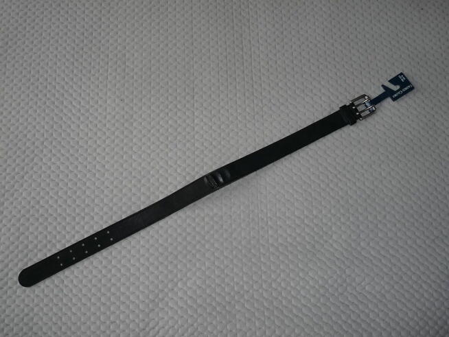 Pasek czarny do spodni dziecięcych rozm 56-66 cm