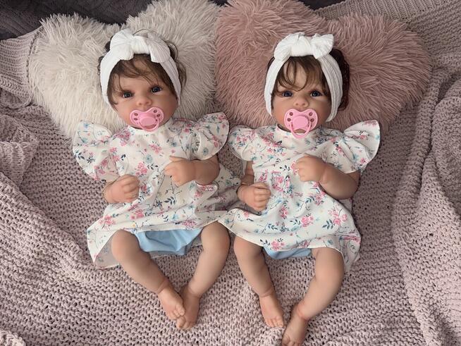 Prezent na Wielkanoc Zająca dla Bliźniąt lalki z włosami rze