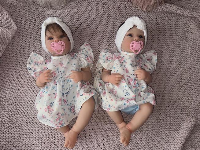 Prezent na Wielkanoc Zająca dla Bliźniąt lalki z włosami rze