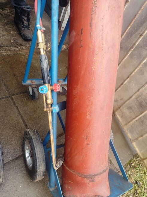 Zestaw do cięcia grzania butli tlen i acetylen 40l