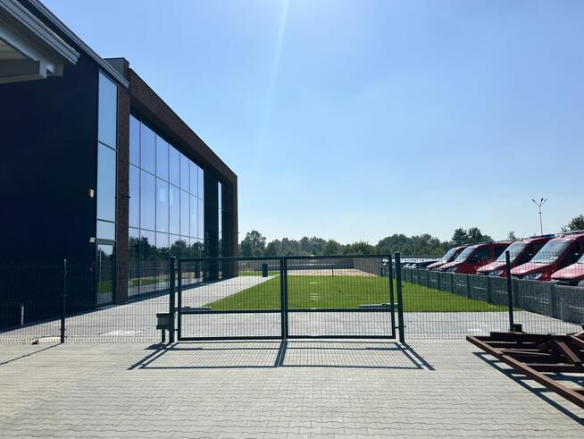 Ogrodzenie Panelowe ZESTAW panel 3D słupek obejmy TRANSPORT