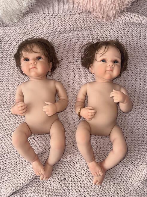 Prezent na Wielkanoc Zająca dla Bliźniąt lalki z włosami rze