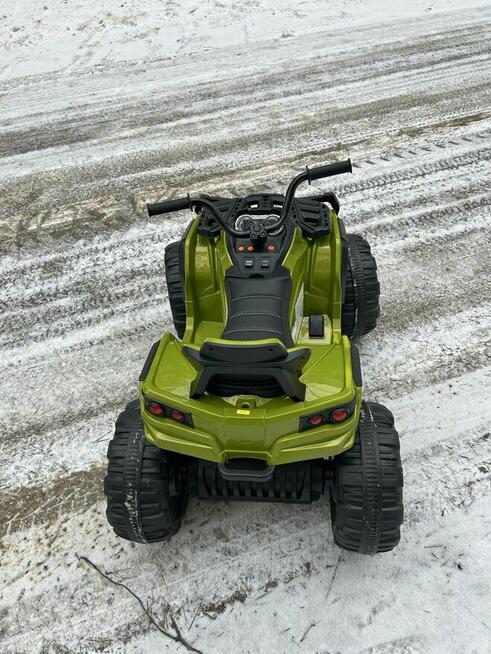 Duży quad elektryczny dla dzieci 12V duże koła EVA